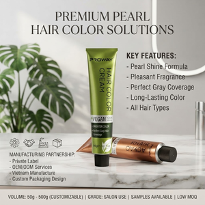 Crème colorante pour cheveux à la perle, prix de gros, formule professionnelle, 50g à 500g - Product Image 1