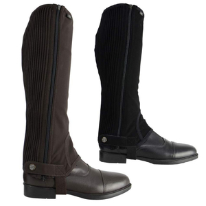 2025 Premium Quality Customized Logo Color Horse Riding Western Style Full Leather Chaps Lightweight <b>Men</b> OEM/ODM Horseshoes - Product Image 5