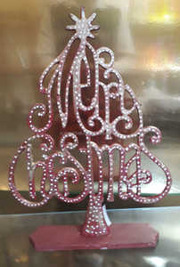 Conejo hecho a mano de alta calidad, decoración de mesa de Navidad, adornos colgantes de plástico con acento plateado y dorado, decoraciones de calidad para festivales - Product Image 3