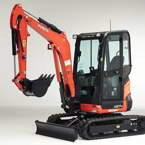Miniexcavadora hidráulica Kubota KX040-4 de 3 toneladas, usada, de construcción duradera, para construcción, excavadora hidráulica con cola. - Product Image 1
