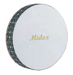 Tambour portable de luxe Perfect Luxury Midex BR-610 à double couche en fibre de carbone et plastique ABS, fait main, avec des têtes en papier huilé durables et un son varié - Product Image 1