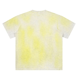 Camiseta de cuello alto con efecto desgastado, corte cropped y ajuste holgado, personalizada con logo, de alta calidad, nueva tendencia para hombre - Product Image 2