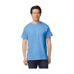 Camiseta de algodón de manga corta para hombre con logo personalizado en stock - Product Image 1
