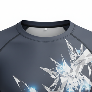 <b>Custom</b> <b>design</b> short sleeve rash guard sublimated <b>compression</b> <b>shirt</b> breathable durable seams BJJ training apparel top quality - Product Image 4