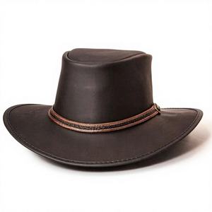 Gorro y sombrero de picnic de piel de vaca auténtica de calidad duradera Unisex logotipo personalizado estilo de moda buen regalo de playa precios al por mayor - Product Image 2