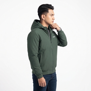 Gilet matelassé à capuche pour homme, tendance 2026, sans manches, chaud, décontracté, pour l'extérieur, avec fermeture éclair et poches - Product Image 4