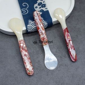 Cuillère décorative de luxe en nacre incrustée, fabriquée à la main, pour servir en cuisine, Tradebyd - Product Image 5