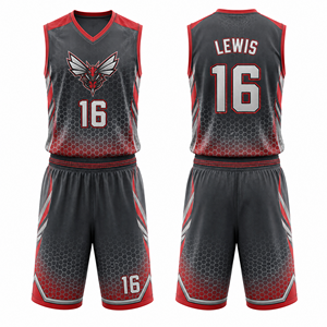 Ensemble Maillot et Short de Basketball Col en V Personnalisé – Tenue d'Entraînement et Vêtements d'Équipe en Gros pour Joueurs - Product Image 4