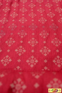Tissu brocart en nylon 100% teignable |   Tissu jacquard à motifs floraux géométriques |   Textile à motifs tissés traditionnels |   Tissu léger - Product Image 5