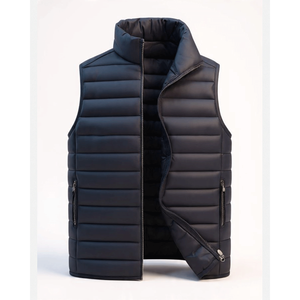 <b>Men's</b> Casual Quilted Puffer Vest Lightweight <b>Warm</b> Sleeveless <b>Jacket</b> for Fall Winter Outdoor Wear - Product Image 5