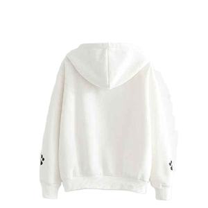 Gran oferta de alta calidad, sudaderas con capucha de gran tamaño para mujer, logotipo personalizado, impresión personalizada, estilo de calle frontal, Jersey de invierno - Product Image 2