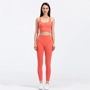 Leggings noirs taille mi-haute VYRRA respirants, longueur intégrale, sportifs, extensibles, en tricot Spandex/Polyester, avec lettres décoratives, pour femmes - Product Image 3