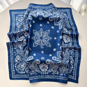 Summer Print <b>Scarf</b> Silk <b>Scarf</b> Women <b>Square</b> Hairbands Foulard Female Bandana Neck Kerchief Headbands 2026 New - Product Image 5