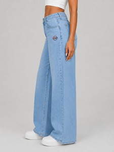 Women Bootcut <b>Denim</b> Pants Mid Rise <b>Stretch</b> Blue Jeans Classic Casual Fashion Trousers for Daily Wear Office and Weekend Style - Product Image 6