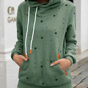 เสื้อฮู้ดดี้สีพื้นสำหรับฤดูหนาว ขายตรงจากโรงงาน เสื้อฮู้ดดี้ผู้หญิงระบายอากาศได้ดี พร้อมโลโก้พิมพ์ซิลิโคน - Product Image 2