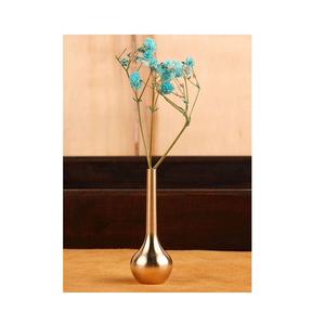 แจกันดอกไม้อะลูมิเนียมดีไซน์ลายตอกแบบขัดเงา ใช้ได้ทั้งแบบตั้งโต๊ะและแบบตั้งพื้น - Product Image 5