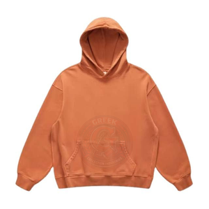 Sudadera con Capucha de Estilo Vintage para Hombre, Suave Felpa de Algodón, Corte Holgado para Moda Urbana - Product Image 1