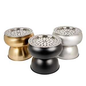 Metal Incense <b>Burner</b> Set Black Gold <b>Silver</b> Aromatic Diffuser Durable Ramadan Decorative - Product Image 1