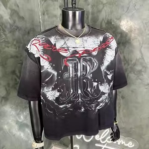 Camiseta Deportiva para Hombre, de Secado Rápido, Poliéster/Algodón, con Serigrafía, Tejido Formal, Personalizada, para Gimnasio, Entrenamiento y Fitness, Superventas - Product Image 5