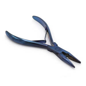 Kit complet d'outils pour extensions capillaires : pinces en acier inoxydable, aiguille à crochet, boucle de traction, micro-anneaux, perles, fil – Professionnel pour salon - Product Image 3