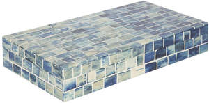 Caja organizadora de almacenamiento de joyas con incrustaciones de hueso de gran tamaño, recuerdo decorativo de esmalte de United Trade World - Product Image 4