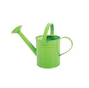 Arrosoir en métal vert foncé avec bec en laiton, outil de jardin durable pour l'arrosage des plantes, utilisation en extérieur, arrosoirs faits à la main - Product Image 5