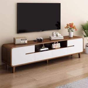 Moderno y Lujoso Soporte de <span class=keywords><strong>TV</strong></span> Plegable de Madera con Cajones, Ajustable, para Montar en la Pared, para Sala de Estar, Dormitorio, Comedor, Apartamento, Hotel, Hogar - Product Image 1