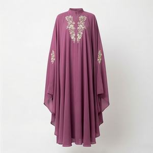 Vente en gros de nouveaux modèles d'abayas pour femmes, fabricant professionnel de vêtements islamiques, vêtements musulmans à manches longues respirants et à séchage rapide - Product Image 1