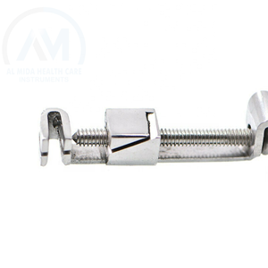 Al Mida Healthcare Instrument chirurgical dentaire en acier inoxydable, porte-matrice manuel Tofflemire de type droit, certifié CE - Product Image 3
