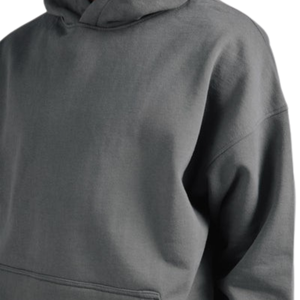 Sudadera con Capucha para Hombre, Tallas Grandes, Tejido de Punto de Poliéster/Algodón, Antiencogimiento, Transpirable, Antipilling, 180g, Venta al por Mayor - Product Image 3