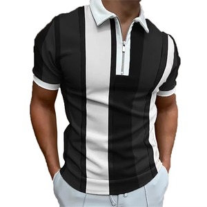 Vêtements de golf pour hommes, design OEM, performance, luxe, haute qualité, tricotés, 100% coton, impression numérique intégrale, pour chemise de golf - Product Image 1