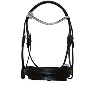 Accesorios ecuestres tradicionales de cuero para caballos, conjunto de brida deportiva para exteriores, equipo de equitación al mejor precio al por mayor - Product Image 1