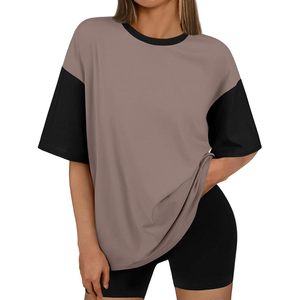 FOXA-Camisetas de manga corta para mujer, camisetas de gran tamaño para entrenamiento de verano, informales, Y2K 2025, Camisetas Básicas de gimnasio a la moda - Product Image 3