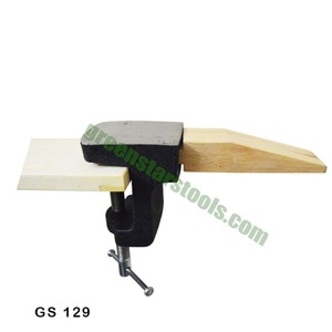 Soporte de banco con yunque combinado, herramienta para joyería, yunque de acero con base de madera, herramienta para limar y cortar metal | N.° de artículo GS-129 - Product Image 2