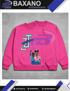 Sudadera de la hermandad Jack And Jill Of America, color rosa, con cuello redondo, con ilustraciones inspiradoras para niños y el logotipo llamativo de JAJOA. - Product Image 6
