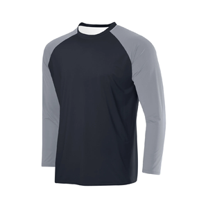 Camisetas de Manga Larga para Hombre, Tallas Grandes, Cuello Redondo, Color Sólido, Diseño Personalizado, Corte Ajustado, Color Sólido, Estilo Casual, Hechas en Bangladesh - Product Image 5