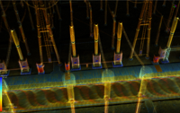 Scanner laser 3D LiDAR haute précision GEOSUN GS-120G SLAM pour l'inspection des postes de transformation électriques, doublement numérique, garantie 1 an
