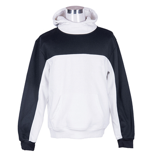 Sweat-shirt à capuche oversize personnalisé avec logo, de haute qualité, bicolore, uni, pour homme, fabricant OEM ODM - Product Image 1