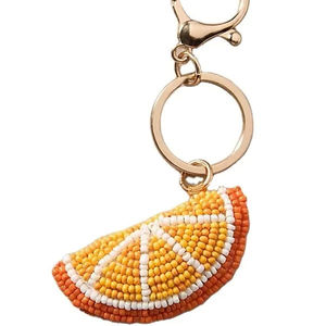 Floral Embraided Seed Beaded Keychain Lightweight Keyring New Arrival Modern charm For <b>Key</b> Bag Gifting Ethnic Beaded Accessories - Product Image 3