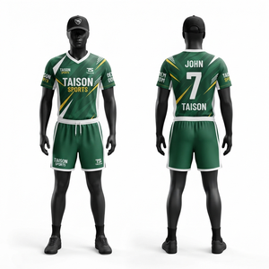 240 GSM Premium Polyester Bird Eye Mesh Green White Panel <b>Table</b> <b>Tennis</b> Uniform Custom Team Logo Anti-Bacterial Breathable - Product Image 1