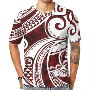 Camisa Hawaiana Polinesia de Corte Holgado, Suave y Cómoda para Vacaciones, con Diseño Tribal Polinesio, de Alta Calidad - Product Image 1