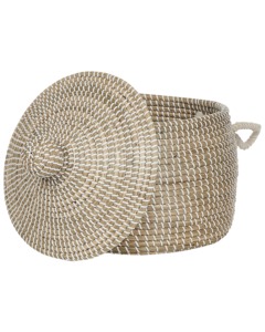 Seagrass <b>basket</b> with lid Handmade <b>Storage</b> <b>Basket</b> Wholesale eco-friendly Made in Viet Nam - Product Image 2