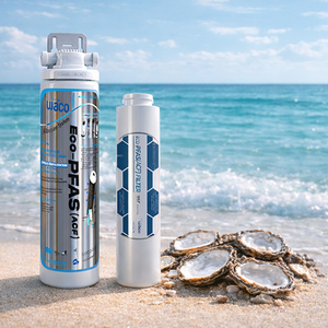Filtre à eau ECO PFAS (ACF) – Élimination des PFOA, PFOS, PFHxS, PFHpA, GenX, PFBS, support en coquille d'huître, fabriqué en Corée - Product Image 1