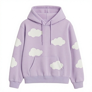 Custom Embroidered Logo High Quality Oversized Pullover Hoodie for Women Long Sleeve Plus Size Printed Fashion for Winter - Product Image 4