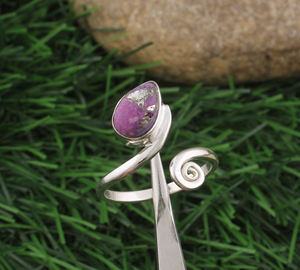 Handmade Flame Painted Purple Sterling Silver Band <b>Ring</b> <b>Unique</b> Patina Sterling Silver Jewelry for <b>Men</b> Women Wedding Wholesale - Product Image 1