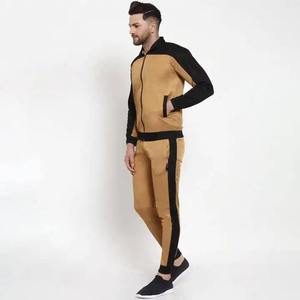 Ensemble de survêtement décontracté pour homme, été, 100% coton, avec bordure en fourrure, style vintage, veste et pantalon légers à manches longues - Product Image 2