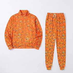 Ensemble de survêtement décontracté deux pièces léger pour homme : sweat-shirt demi-zip et pantalon de jogging large – Collection Automne Hiver - Product Image 4