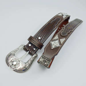 Men's Premium Quality Casual Cow Hide Genuine Leather <b>Square</b> Solid Belt <b>Adjustable</b> Length Steel Eco-Friendly Durable Heavy - Product Image 3