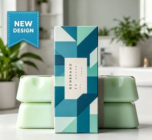 Eco-Friendly Paper Soap <b>Packaging</b> Box for Skincare Products Custom Luxury Soap Box with Full Color <b>Printing</b> and OEM <b>Service</b> - Product Image 1