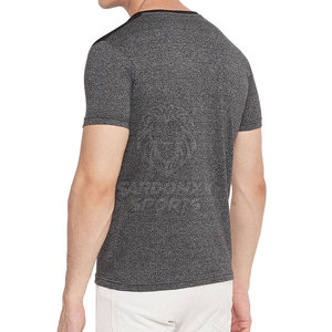 T-shirts pour hommes à col en V, légers, respirants, décontractés, en coton, à manches courtes, mode estivale, vêtements d'extérieur - Product Image 5